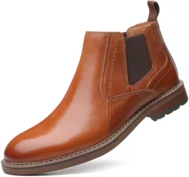 Arkbird Chelsea Ankle Boots for Men Genuine Leather Oxford Casual and Formal Dress Boot