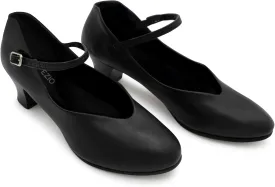 Capezio Womens Junior Footlight Character Dance Shoes, Professional Dance Shoes for Women Suitable for Many Dance Styles, Comfortable & Supportive Dance Heels