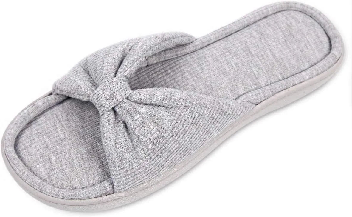 Caramella Bubble Womens Open Toe Summer Bedroom Slippers Memory Foam Sandal Home Ladies Comfy Slippers