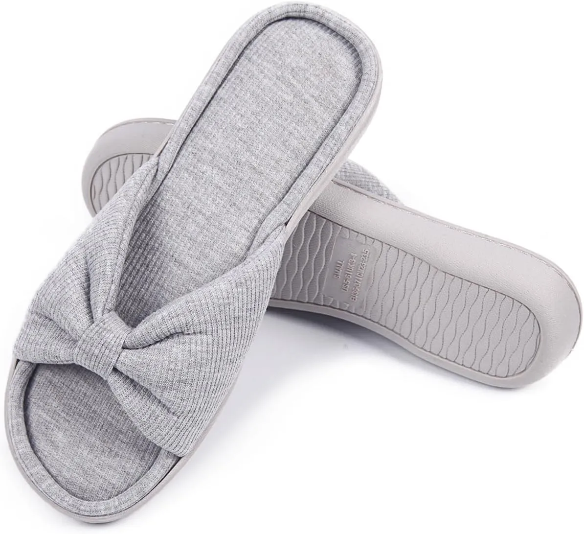 Caramella Bubble Womens Open Toe Summer Bedroom Slippers Memory Foam Sandal Home Ladies Comfy Slippers
