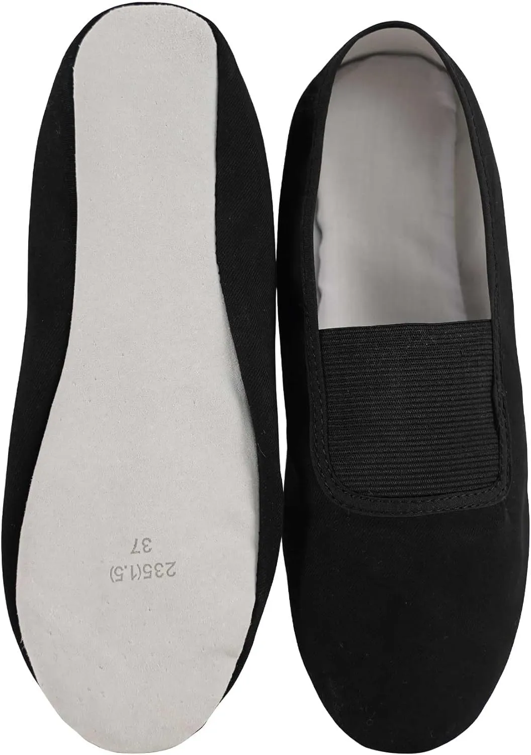 Daydance Full Sole Gymnastics Shoes White