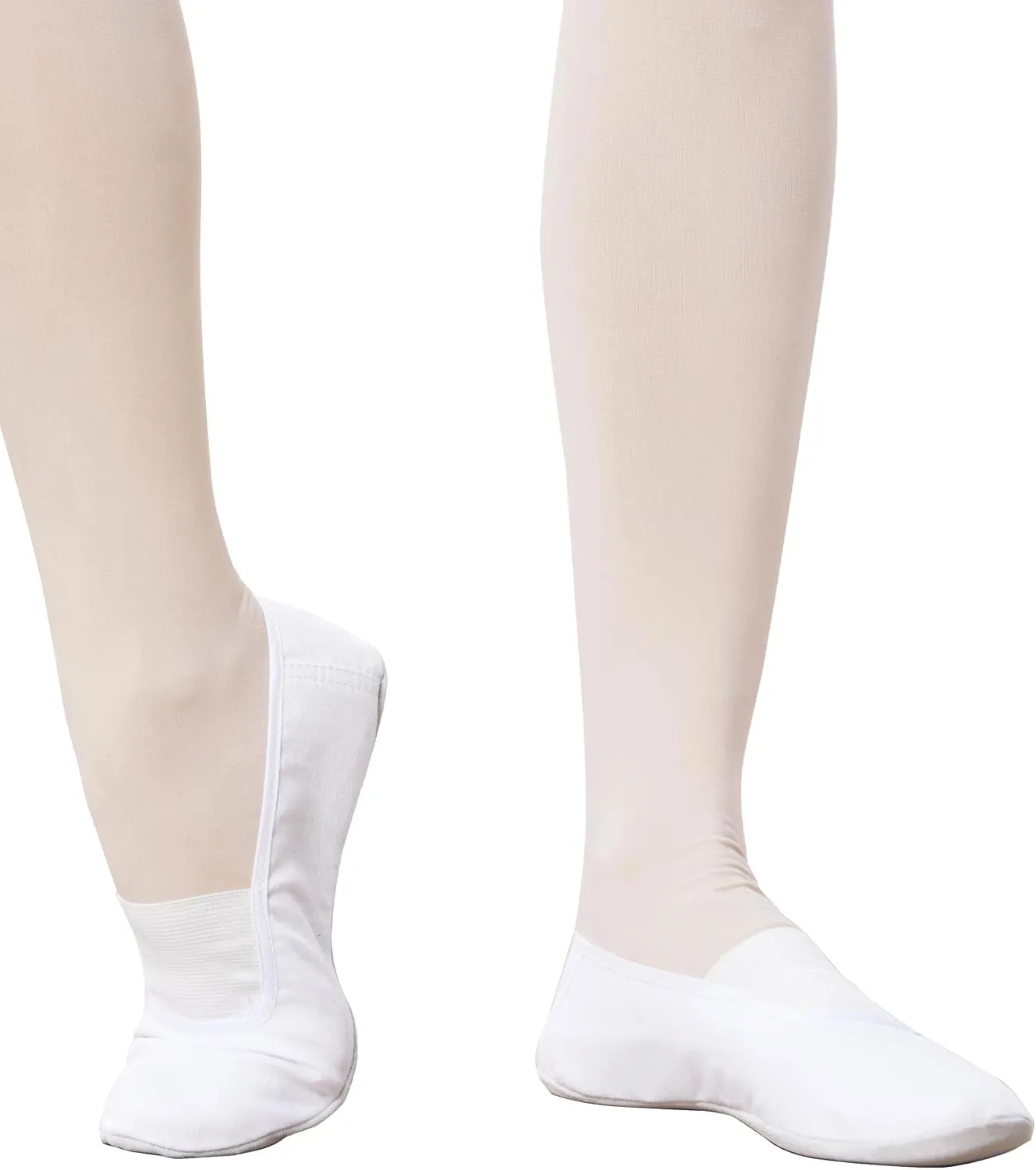 Daydance Full Sole Gymnastics Shoes White