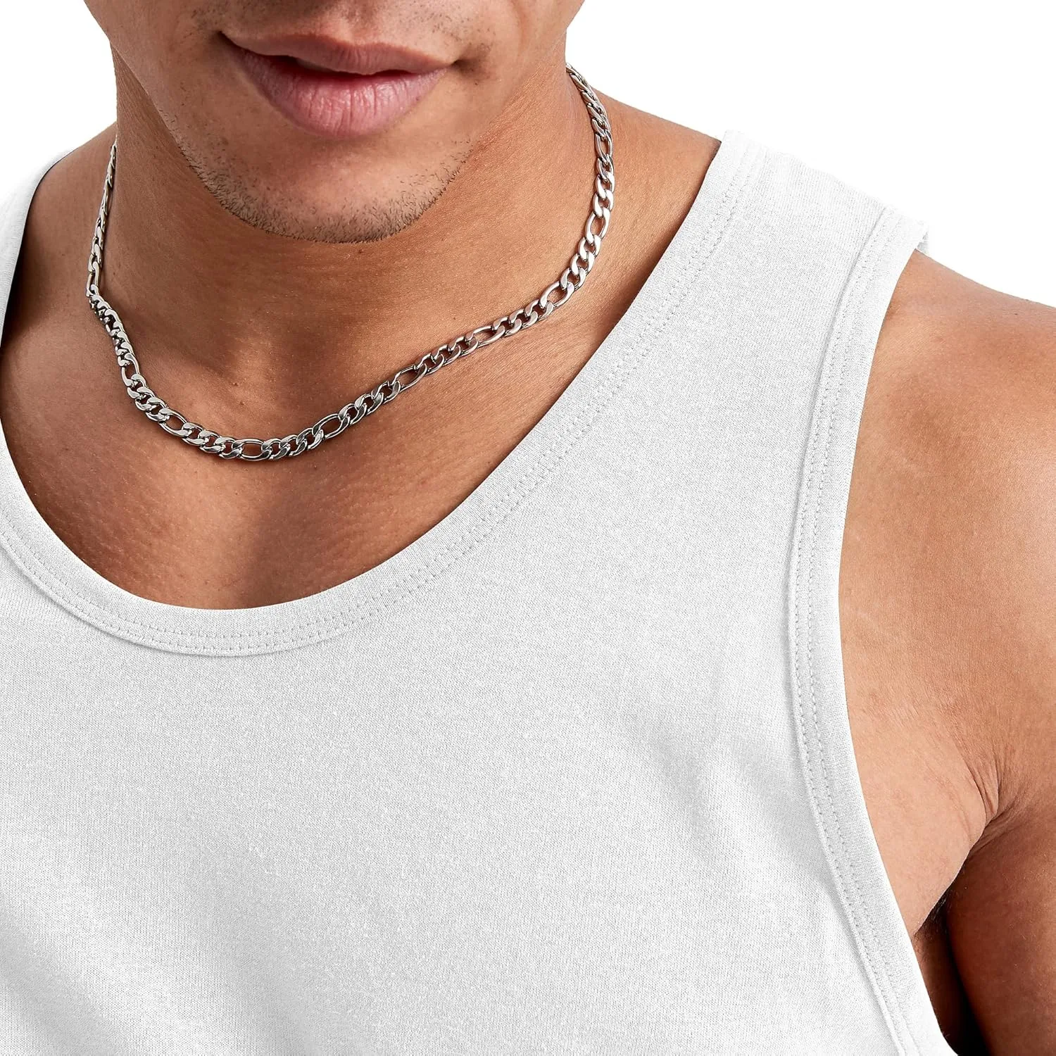Hanes Men's Essentials Top Pack, Midweight Cotton Tanks, Sleeveless Shirts, 3-Pack