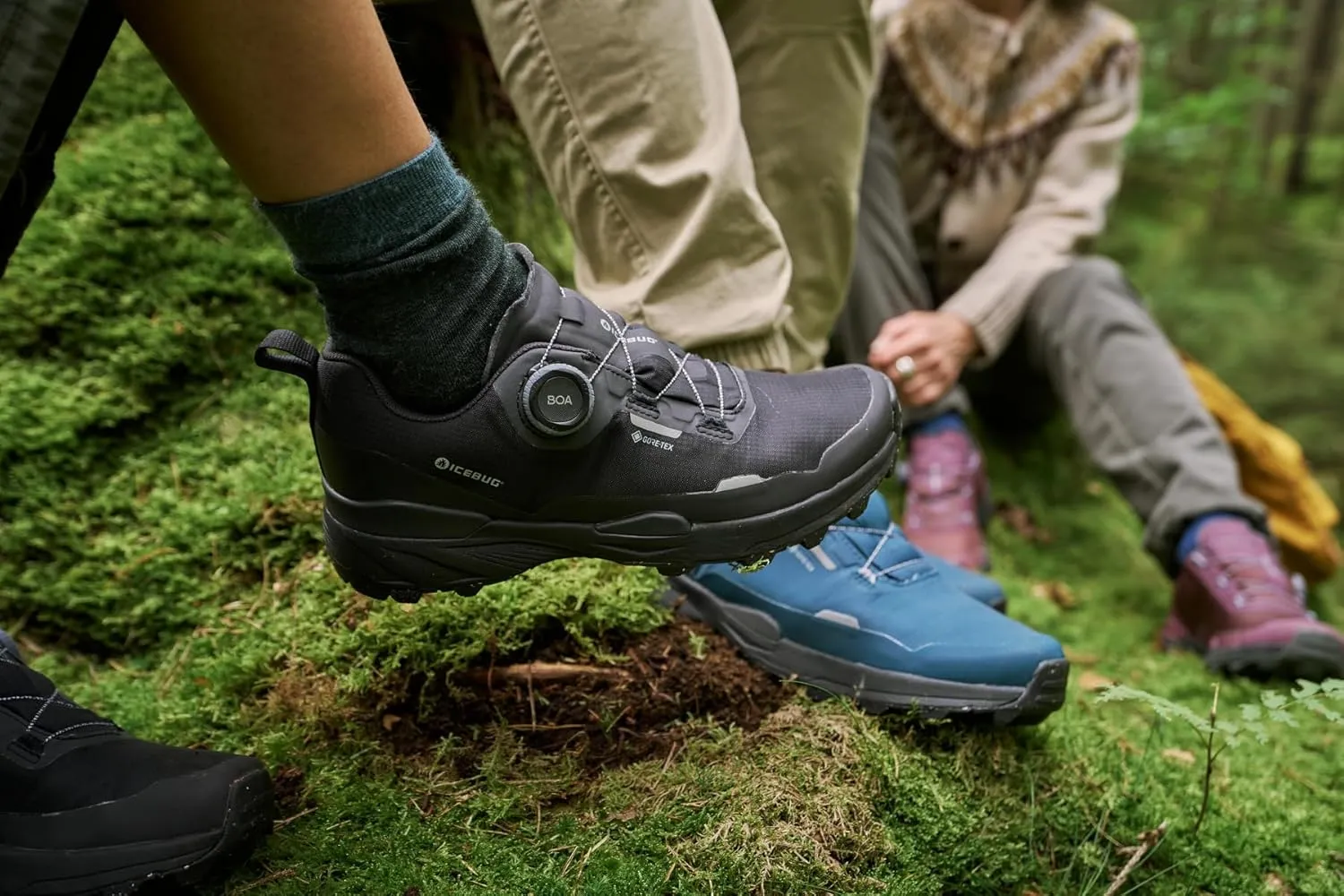 Icebug Rover 2 GTX Versatile Waterproof Outdoor Shoe with BOA Fit System Women