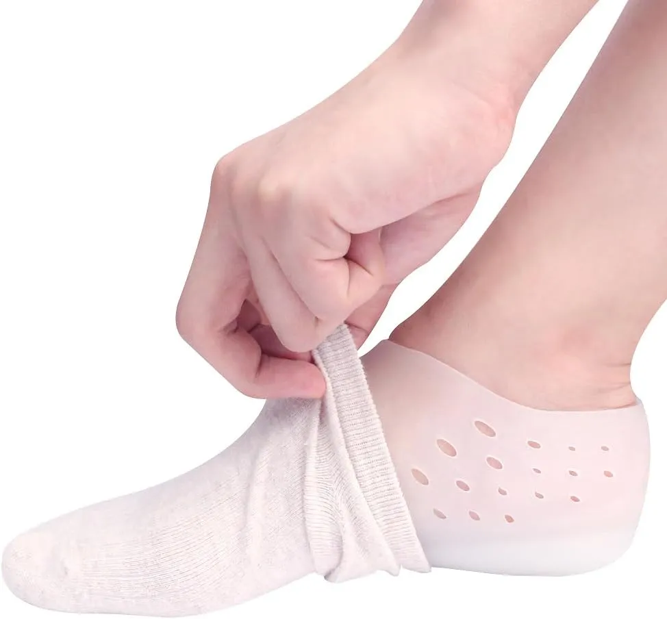 Invisible Height Increase Insoles  Comfortable & Discreet Shoe Inserts for Men & Women (with Holes, 1 Pair)