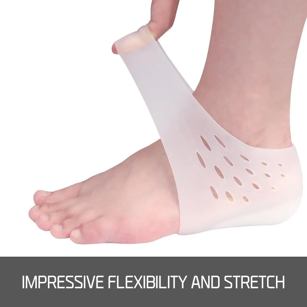 Invisible Height Increase Insoles  Comfortable & Discreet Shoe Inserts for Men & Women (with Holes, 1 Pair)