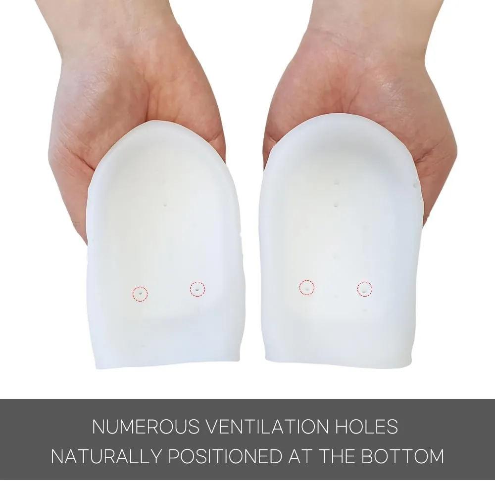 Invisible Height Increase Insoles  Comfortable & Discreet Shoe Inserts for Men & Women (with Holes, 1 Pair)