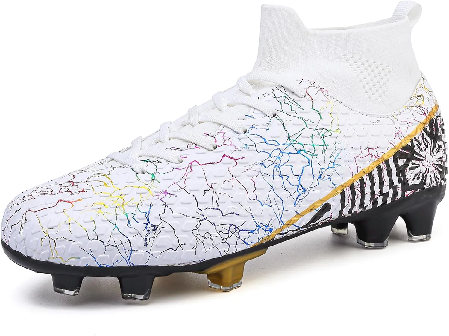 Men Soccer Cleats Women Football Cleats for Big Boy AG/FG