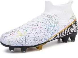Men Soccer Cleats Women Football Cleats for Big Boy AG/FG