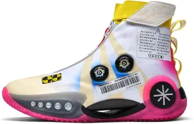 Mens and Womens High Top Buckle Closed Basketball Sneakers Comfortable Breathable Casual Walking Shoes High Elasticity Running Shoes Tennis Shoes Tennis Competition Shoes Non Slip High Jump Sneakers