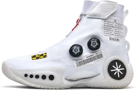 Mens and Womens High Top Buckle Closed Basketball Sneakers Comfortable Breathable Casual Walking Shoes High Elasticity Running Shoes Tennis Shoes Tennis Competition Shoes Non Slip High Jump Sneakers