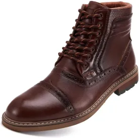 Men's Chukka Boots Genuine Leather Ankle Boot for Men Classic Casual Oxford Style Footwear