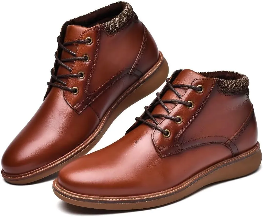 Men's Chukka Boots Genuine Leather Ankle Boot for Men Classic Casual Oxford Style Footwear