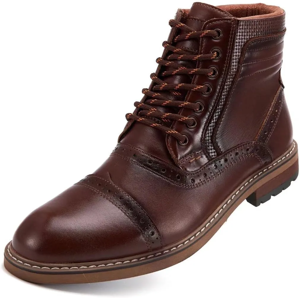 Men's Chukka Boots Genuine Leather Ankle Boot for Men Classic Casual Oxford Style Footwear