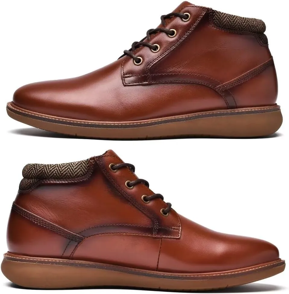 Men's Chukka Boots Genuine Leather Ankle Boot for Men Classic Casual Oxford Style Footwear