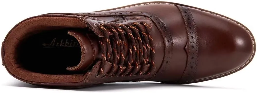 Men's Chukka Boots Genuine Leather Ankle Boot for Men Classic Casual Oxford Style Footwear