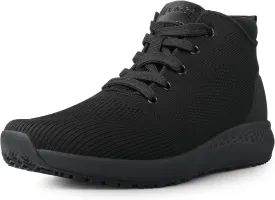 Men's Non Slip Work Boots Slip Resistant Shoe Waterproof Chef Shoes for Food Service Kitchen Restaurant Working with Ankle Support Tactical Hiking Boot Casual Outdoor Booties