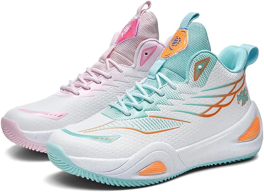 NCNDB Unisex Basketball Shoes Breathable Running Fashion Sneakers Anti Slip Cushion Sports Shoes for Running Walking Training
