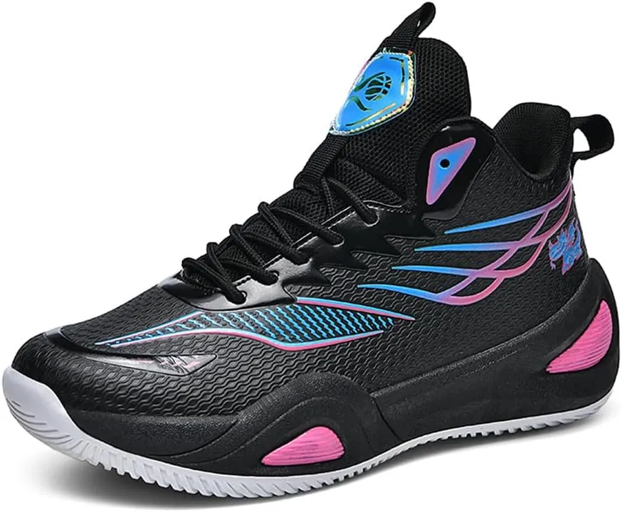 NCNDB Unisex Basketball Shoes Breathable Running Fashion Sneakers Anti Slip Cushion Sports Shoes for Running Walking Training
