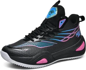 NCNDB Unisex Basketball Shoes Breathable Running Fashion Sneakers Anti Slip Cushion Sports Shoes for Running Walking Training