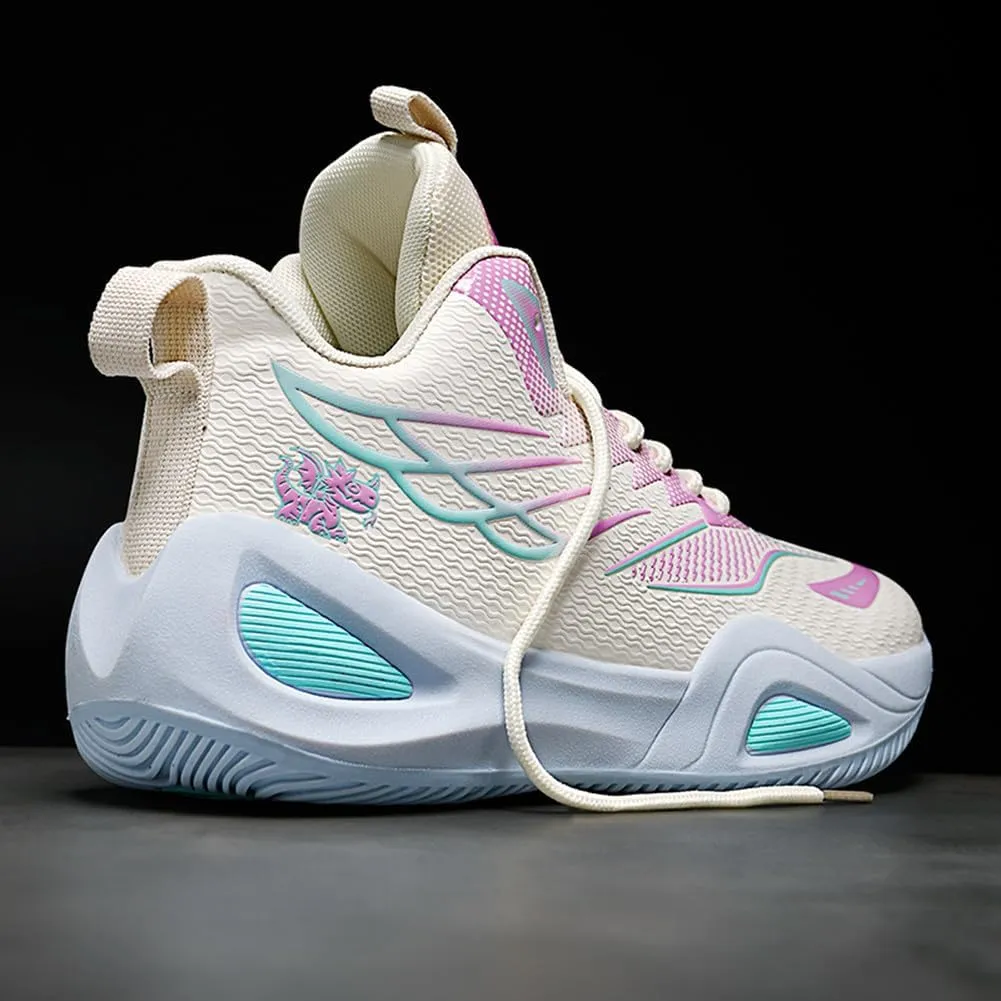 NCNDB Unisex Basketball Shoes Breathable Running Fashion Sneakers Anti Slip Cushion Sports Shoes for Running Walking Training