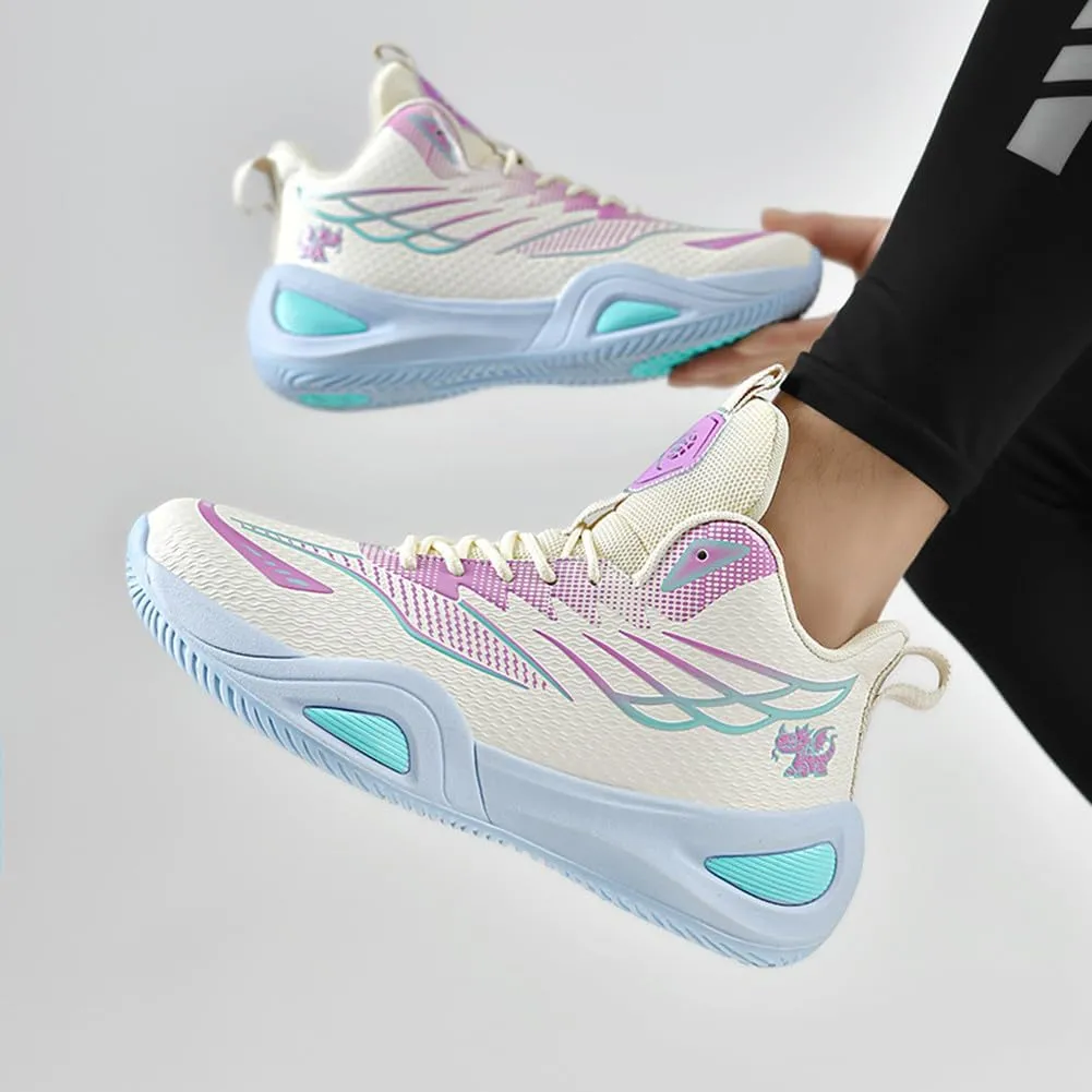 NCNDB Unisex Basketball Shoes Breathable Running Fashion Sneakers Anti Slip Cushion Sports Shoes for Running Walking Training