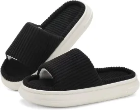 NineCiFun Unisex Summer House Slippers Indoor and Outdoor Slip-On Home Bedroom Shoes for Women and Men