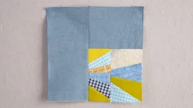 Polk Block: Paper-Piecing with Scraps