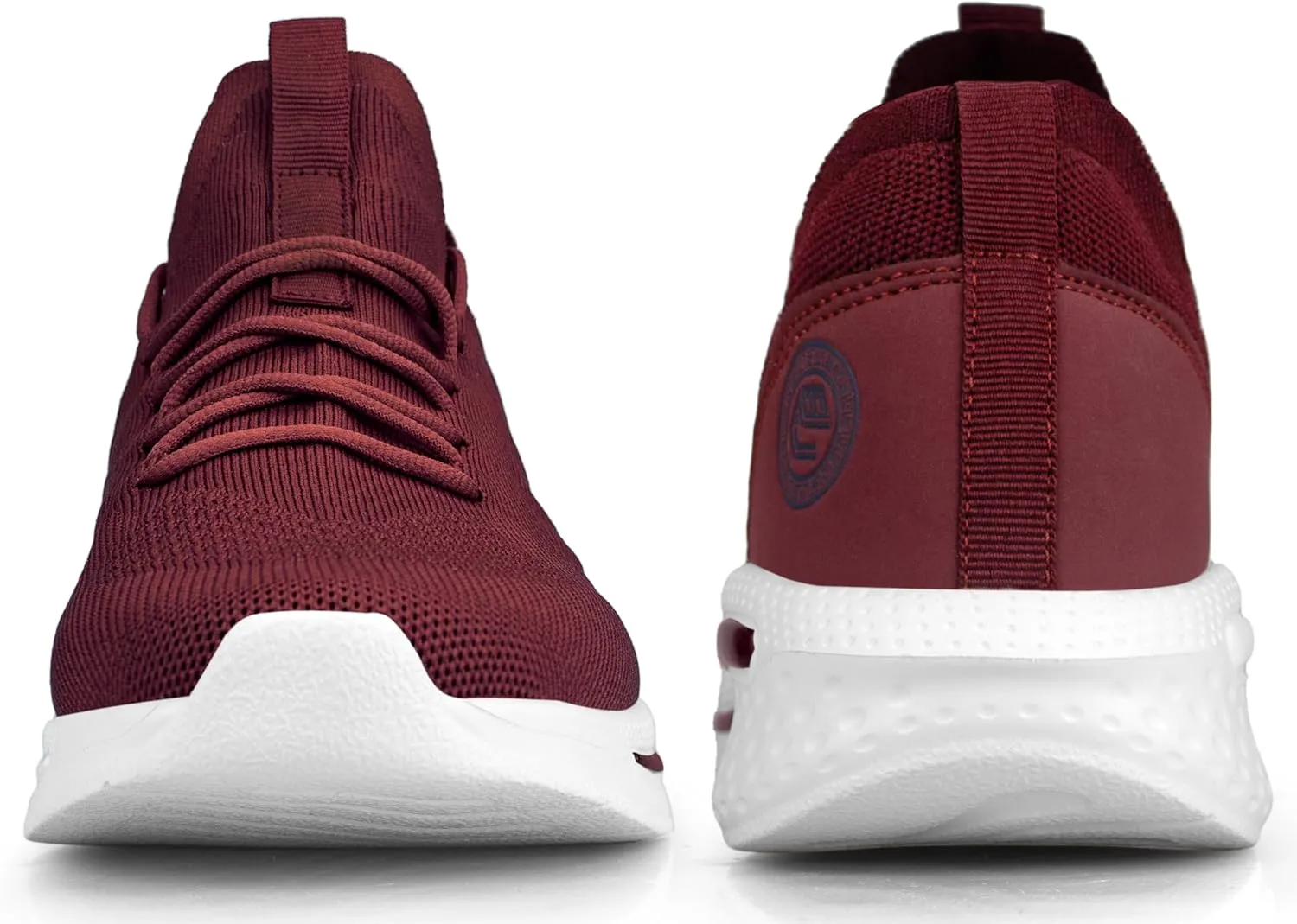 Pujcs Mens Walking Shoes Non Slip Running Shoes Breathable Slip on Sneakers Lightwight Gym Tennis Shoes for Men