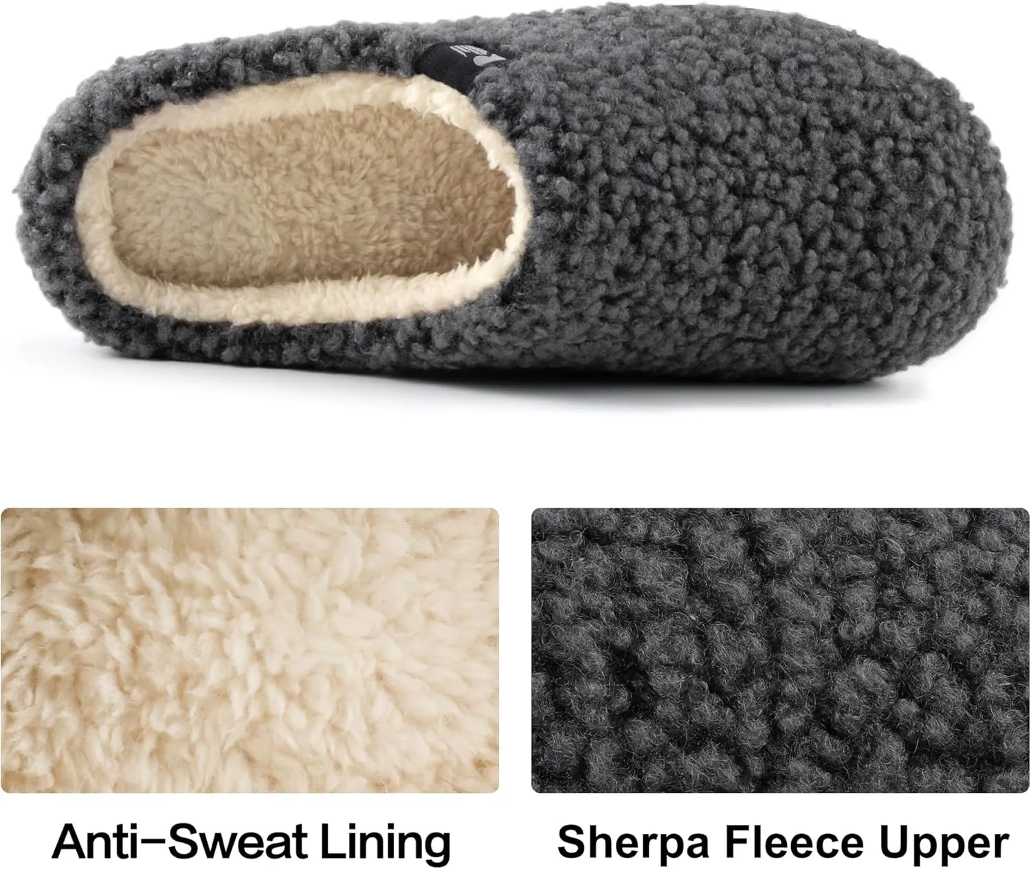 RockDove Women's Plush Retreat Sherpa Fleece Clog Slipper
