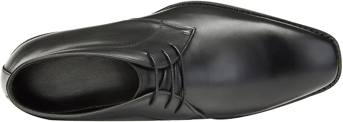 Santimon Men's Chukka Boots Leather Lace Up Classic Ankle Boots Business Casual Desert Boot