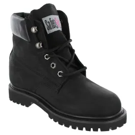Steel Toe Boots for Women - Black - 9.5M | Waterproof Work Boots for Women Steel Toe Boots | Slip Resistant Work Shoes for Women | Lightweight Nubuck Leather for Comfort and Style