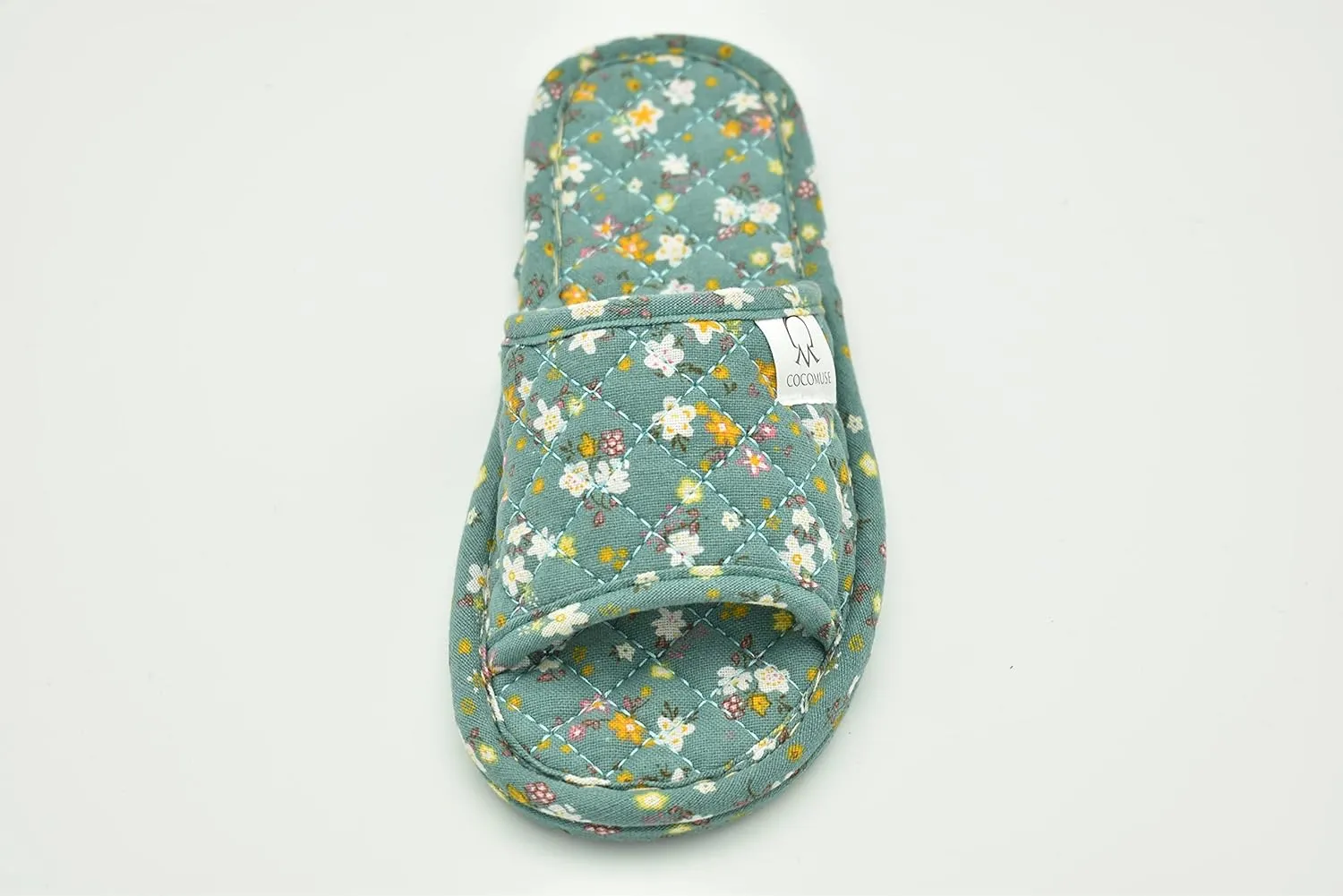 Ultralight Soft Indoor Open Toe Cotton linen Slippers Absorb Sweat Cloth Bottom House Slippers