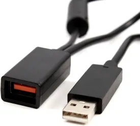 USB AC Power Supply Adapter Cable 9 Feet / 3M for Xbox 360 Kinect Motion Sensor, Black