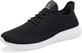 VAMJAM Men's Running Shoes Ultra Lightweight Breathable Walking Shoes Non Slip Athletic Fashion Sneakers Mesh Workout Casual Sports Shoes