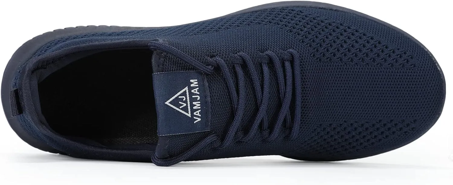 VAMJAM Men's Running Shoes Ultra Lightweight Breathable Walking Shoes Non Slip Athletic Fashion Sneakers Mesh Workout Casual Sports Shoes