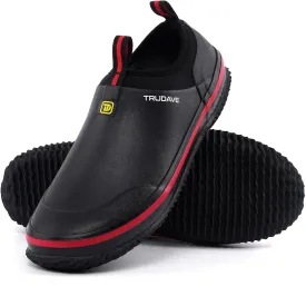 Waterproof Garden Shoes, Men's Rain Boots Women's Slip-On Footwear Rubber Neoprene Camp Booties Unisex Rain Shoe for Gardening, Farming, Car Wash, Lawn Care and Yard Work