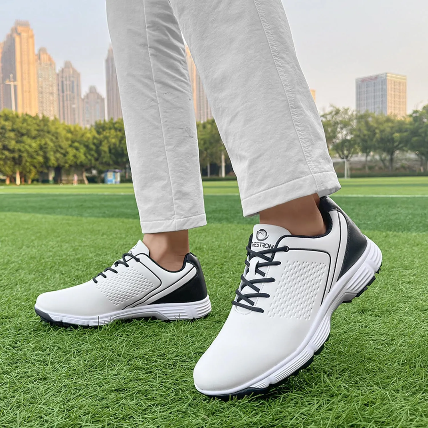 Waterproof Golf Shoes Men Spikes Golf Sneakers Male Outdoor Walking Footwears for Golfers