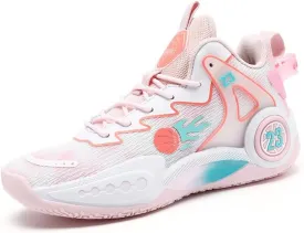 Women Men Basketball Shoes Breathable Non Slip Sneakers Unisex High Top Ultra-Light Fashion Outdoor Sports Shoes