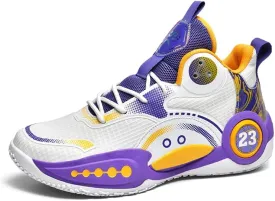 Women Men Basketball Shoes Breathable Non Slip Sneakers Unisex High Top Ultra-Light Fashion Outdoor Sports Shoes