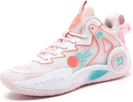 Women Men Basketball Shoes Casual Fashion High Top Lace Up Running Sneakers Color Blocking Sport Shoes Walking Tennis Shoes