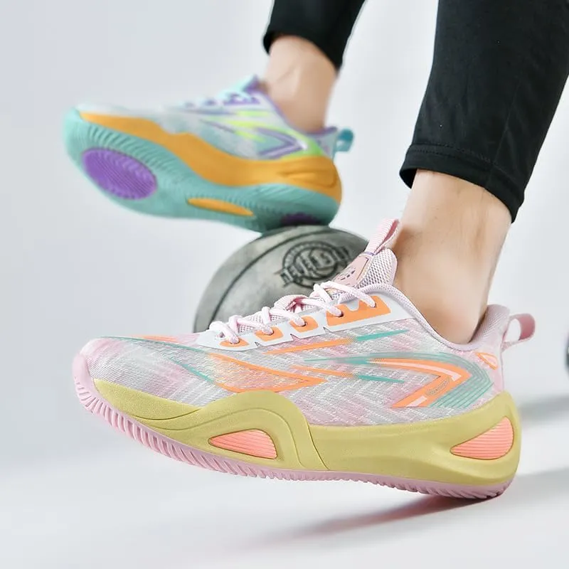 Women Men Basketball Shoes Walking Running Shoes Breathable Comfortable Sneakers for Adult