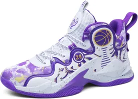 Womens Fashion High Top Basketball Shoes Outdoor Lightweight Sport Shoes Non Slip Tennis Volleyball Athletic Sneakers