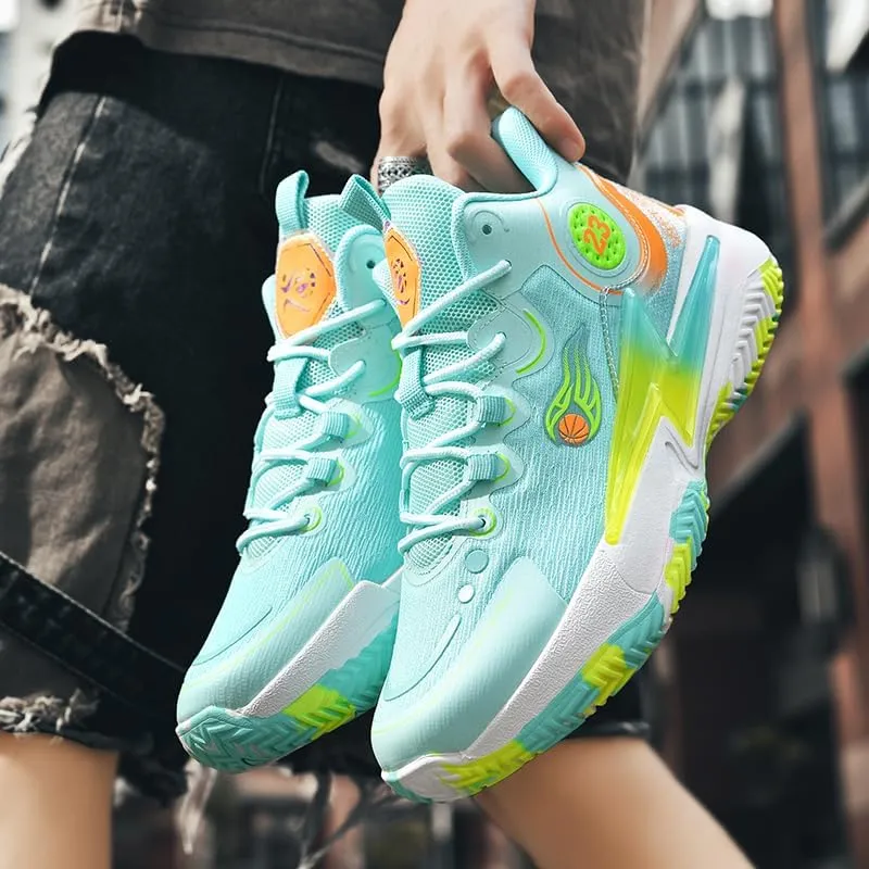 Womens Mens Basketball Shoes Breathable Non Slip Running Athletic Cushion Sports Shoes Fashion Outdoor Sneakers