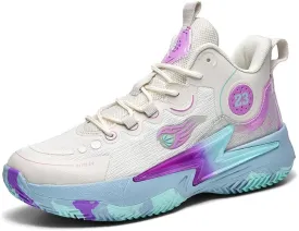 Womens Mens Basketball Shoes Breathable Non Slip Running Athletic Cushion Sports Shoes Fashion Outdoor Sneakers