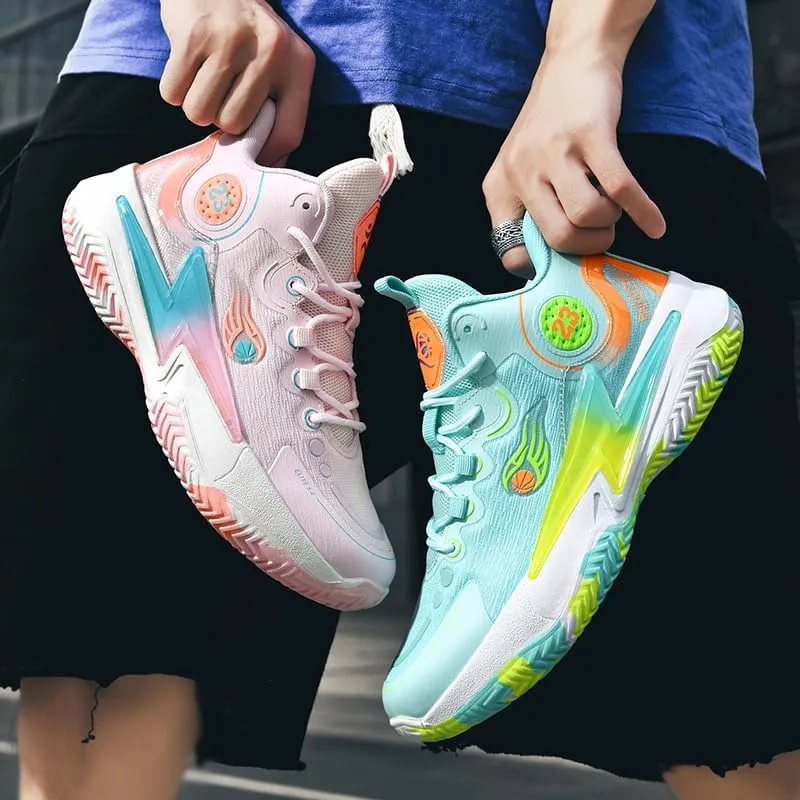Womens Mens Basketball Shoes Breathable Non Slip Running Athletic Cushion Sports Shoes Fashion Outdoor Sneakers
