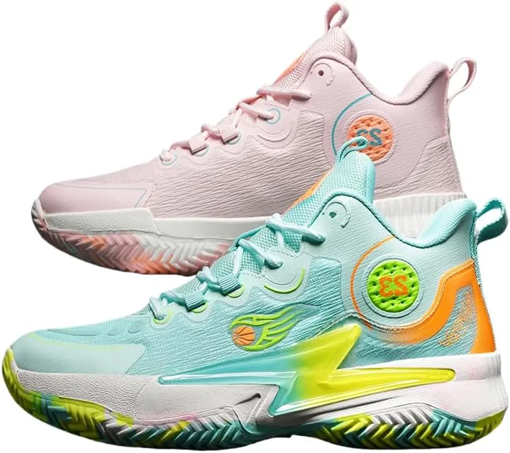Womens Mens Basketball Shoes Breathable Non Slip Running Athletic Cushion Sports Shoes Fashion Outdoor Sneakers