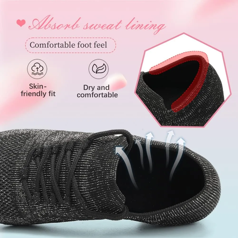 YKXLM Women's Standard Practice Shoes Latin Tango Salsa Dance Shoes for Women Low Heels Ballroom