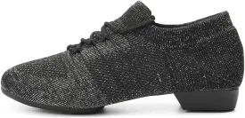 YKXLM Women's Standard Practice Shoes Latin Tango Salsa Dance Shoes for Women Low Heels Ballroom